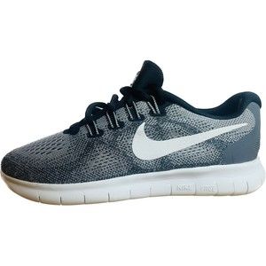 Nike Free RN 2017 Wolf Gray Athletic Running Sneakers | Women's Size 6 US